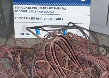 ROBARON CABLES Y LOS ATRAPARON