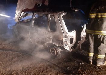 UN AUTO SE PRENDIÓ FUEGO EN INDEPENDENCIA AL 4200
