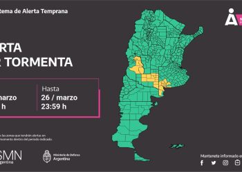ALERTA POR TORMENTAS EN BAHÍA