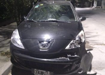 ALCOHOLIZADO CHOCÓ CONTRA UNA MOTO