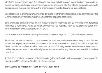 JUNQUERA: «FUE UN MENSAJE MUY CLARO, ESTO NOS REMITE A LA DICTADURA»
