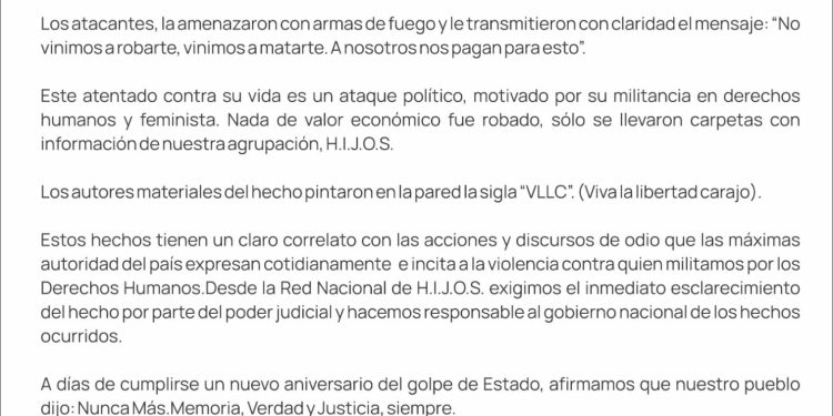 JUNQUERA: «FUE UN MENSAJE MUY CLARO, ESTO NOS REMITE A LA DICTADURA»