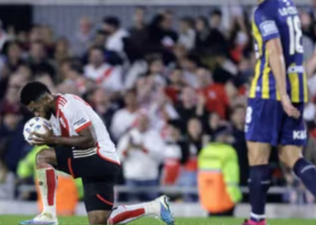 CON DOS GOLES DE BORJA, RIVER PLATE VENCIÓ 2-1 A ROSARIO CENTRAL