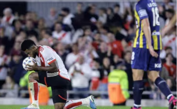 CON DOS GOLES DE BORJA, RIVER PLATE VENCIÓ 2-1 A ROSARIO CENTRAL