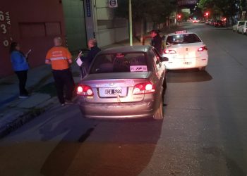 DOS AUTOS COLISIONARON EN BRANDSEN Y CHICLANA