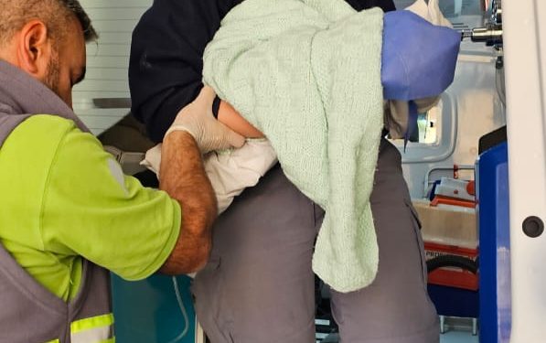 PARTO DE URGENCIA EN EL BARRIO PAMPA CENTRAL