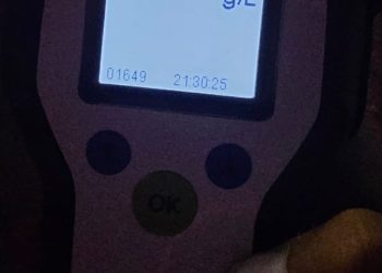 CHOCÓ CON SU MOTO Y SUPERÓ EL LIMITE DEL ALCOHOLÍMETRO