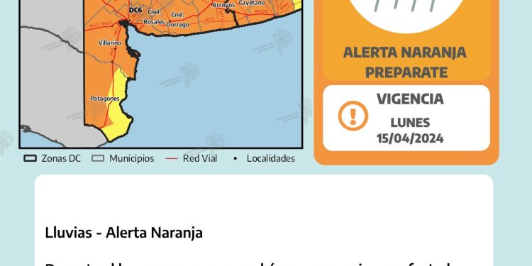 TRIPLE ALERTA METEOROLÓGICA PARA LA CIUDAD