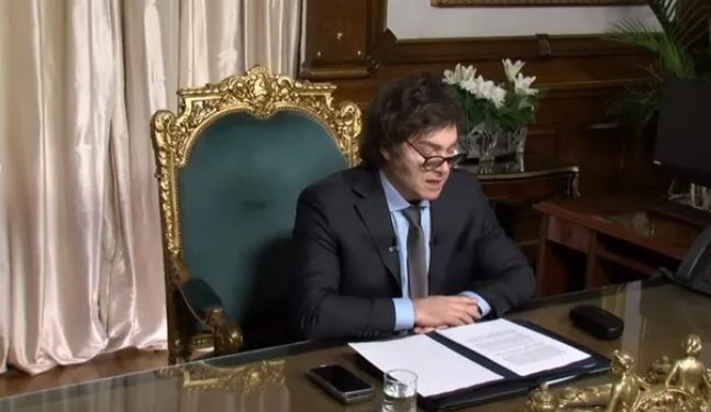 MILEI GRABARÁ DESDE CASA ROSADA UN MENSAJE CON EL EJE EN EL EQUILIBRIO FISCAL