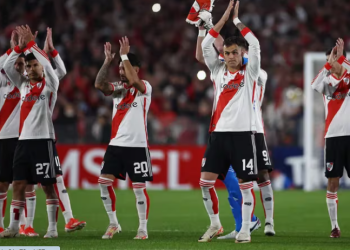 CON DOS GOLAZOS DE BORJA, RIVER PLATE VENCIÓ A LIBERTAD Y SE CLASIFICÓ A LOS OCTAVOS DE LA LIBERTADORES Y AL MUNDIAL DE CLUBES