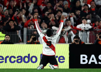 CON DOS GOLES DE BORJA, RIVER PLATE VENCIÓ A DEPORTIVO TÁCHIRA Y AVANZÓ A LOS OCTAVOS DE LA LIBERTADORES COMO EL MEJOR DE LOS PUNTEROS