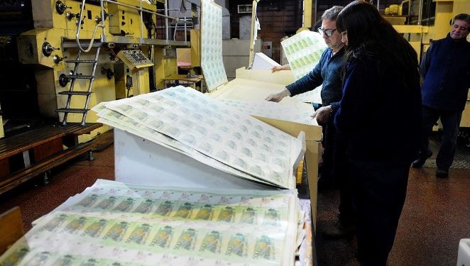 LA PROXIMA SEMANA LLEGA EL PRIMER CARGAMENTO DE BILLETES DE 10 MIL PESOS