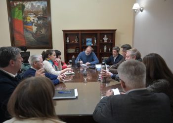 EL INTENDENTE COMPARTIÓ AGENDA DE TRABAJO CON EL SUBSECRETARIO DE RECURSOS HÍDRICOS DE LA PROVINCIA