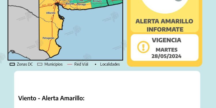 ALERTA METEOROLÓGICA POR FUERTES VIENTOS