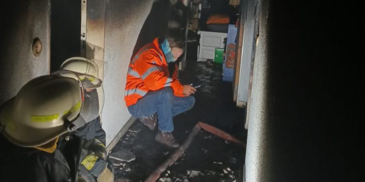 INTENTÓ QUITARSE LA VIDA Y PRENDIÓ FUEGO UN DEPARTAMENTO EN BELGRANO AL 200