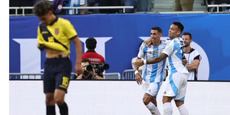 CON UN GOL DE DI MARÍA, ARGENTINA SE IMPUSO ANTE ECUADOR EN EL PRIMER AMISTOSO PREVIO A LA COPA AMÉRICA