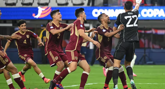 VENEZUELA VENCIÓ 1-0 A MÉXICO Y ES EL SEGUNDO CLASIFICADO A LOS CUARTOS DE FINAL DE LA COPA AMÉRICA
