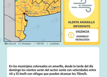 SE ESPERAN FUERTES TORMAENTAS Y VIENTOS PARA ESTE DOMINFO EN BAHÍA Y LA ZONA