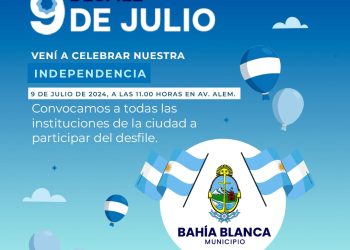 ABRIÓ LA CONVOCATORIA A INSTITUCIONES PARA PARTICIPAR DEL DESFILE DEL 9 DE JULIO