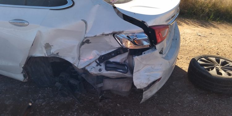 CHOCARON DOS AUTOS EN LA RUTA NACIONAL TRES