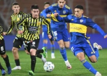 CON GOLES DE MERENTIEL Y CAVANI, BOCA VENCIÓ 2-1 A ALMIRANTE BROWN