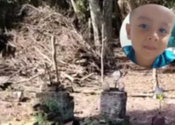 HALLAN TIERRA REMOVIDA EN EL CEMENTERIO QUE TIENE LA ABUELA DE LOAN