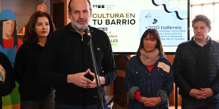 PRESENTARON EL PROGRAMA «CULTURA EN TU BARRIO» CON MÁS DE 200 TALLERES PARA TODAS LAS EDADES