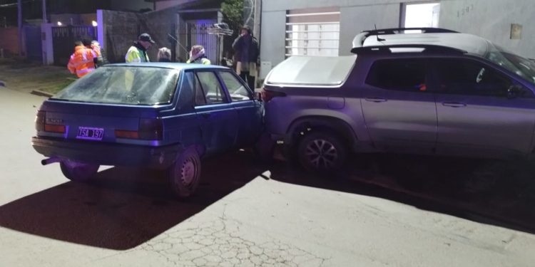 FUERTES CHOQUES DURANTE LA NOCHE DEL DOMINGO