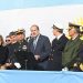 EL INTENDENTE DE LA CIUDAD HABLO EN EL DESFILE POR EL 9 DE JULIO