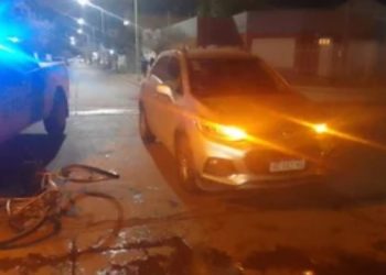 UN CICLISTA DEBIÓ SER TRASLADADO LUEGO DE UN ACCIDENTE DE TRÁNSITO