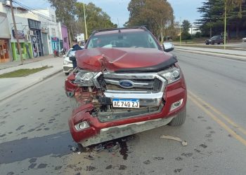 UN HOMBRE FUE ASISTIDO POR UN TRIPLE CHOQUE EN ALDEA ROMANA