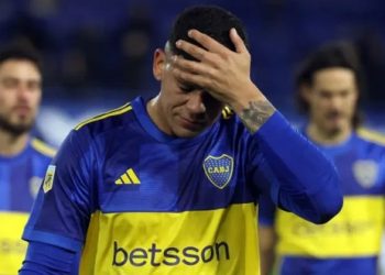 MARCOS ROJO ESTÁ LESIONADO Y ES DUDA PARA LA REVANCHA CON INDEPENDIENTE DEL VALLE