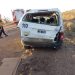 HIZO UNA MALA MANIOBRA Y VOLCÓ CON SU CAMIONETA