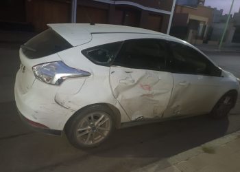 UN AUTO Y UNA MOTO COLISIONARON EN VIEYTES Y PATRICIOS