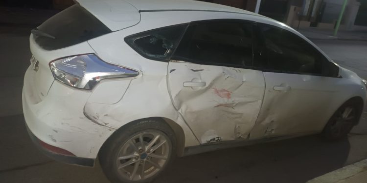UN AUTO Y UNA MOTO COLISIONARON EN VIEYTES Y PATRICIOS