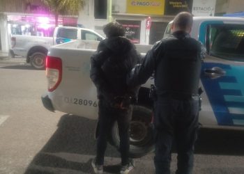 INTENTÓ FUGARSE DE UN CONTROL Y LO ATRAPARON