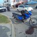 UN CAMIÓN RECOLECTOR DE BASURA PROTAGONIZÓ UN CHOQUE EN SANTA MARGARITA Y UN MOTOCICLISTA RESULTO HERIDO