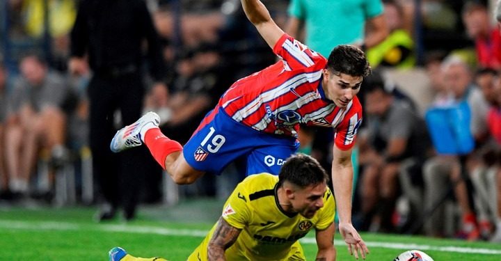 EL ARGENRTINO, JULIAN ALVAREZ, DEBUTÓ EN EL ATLÉTICO DE MADRID