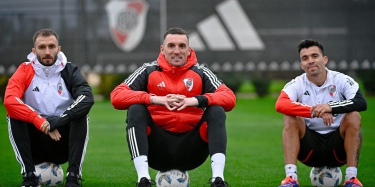 LOS CAMPEONES DEL MUNDO DE RIVER, POR PRIMERA VEZ JUNTOS