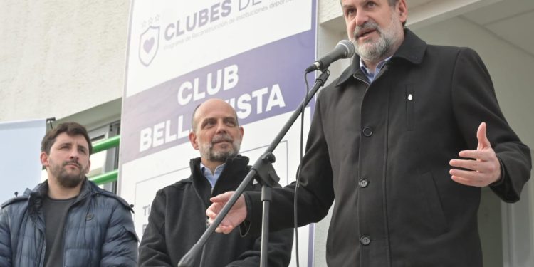 SUSBIELLES INAUGURÓ OBRAS DE REFACCIÓN EN BELLA VISTA, EN EL MARCO DEL PROGRAMA «CLUBES DE PIE»
