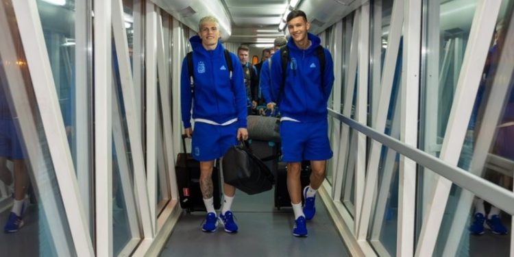 LA SELECCIÓN ARGENTINA LLEGÓ A COLOMBIA