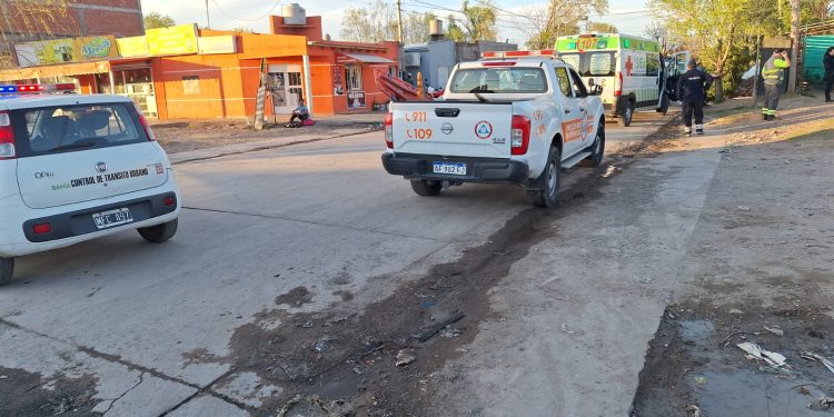 UNA MOTO IMPACTÓ A UNA NENA DE 5 AÑOS