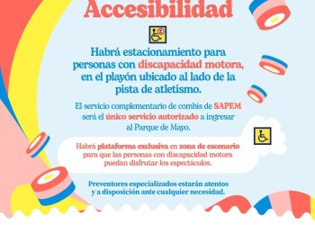 FIESTA DEL CUBANITO- PROPUESTAS Y DISPOSICIONES DE ACCESIBILIDAD PARA LOS FESTEJOS EN EL PARQUE DE MAYO