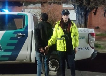 ALCOHOLIZADO ATACÓ A SU PADRE Y QUEDÓ APREHENDIO