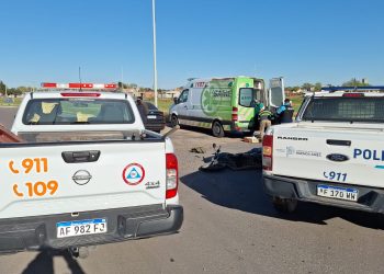 DOS MOTOCICLISTAS FUERON ASISTIDOS POR ACCIDENTES DE TRÁNSITO Y UN MENOR HOSPITALIZADO