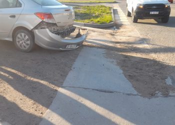 UN MENOR DE EDAD FUE HOSPITALIZADO LUEGO DE UN CHOQUE EN VILLA CERRITO