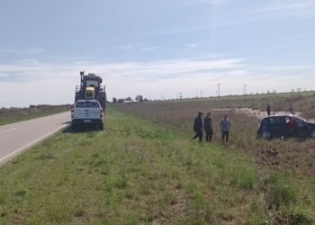 CUATRO PERSONAS FUERON HOSPITALIZADAS LUEGO DE UN VUELCO EN CERCANÍAS DE VILLALONGA