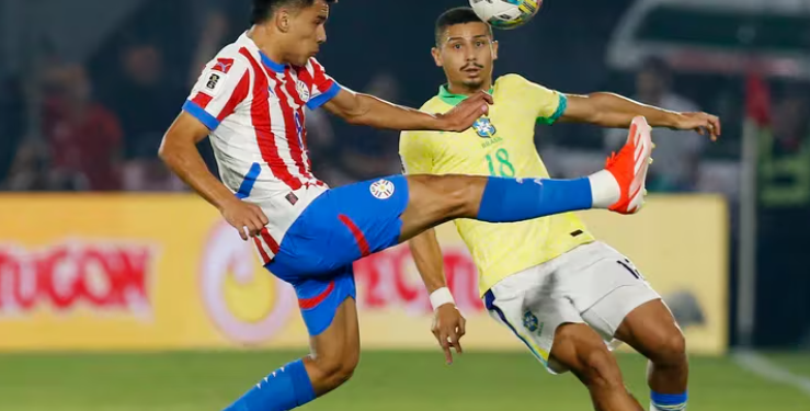 HISTÓRICO: BRASIL CAYÓ 1-0 ANTE PARAGUAY EN ASUNCIÓN Y QUEDÓ A PUNTO DEL REPECHAJE EN LAS ELIMINATORIAS