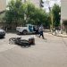 UN MOTOCICLISTA HOSPITALIZADO POR UN CHOQUE EN EL MACROCENTRO