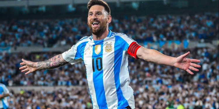 CON TRES GOLES Y DOS ASISTENCIAS DE MESSI ARGENTINA GOLEÓ 6-0 A BOLIVIA